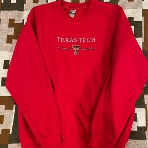Texas Tech Red Crewneck Sweater